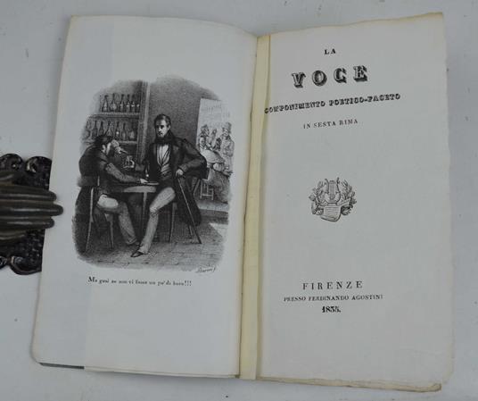 La voce componimento poetico-faceto in sesta rima - Cesare Massaini - copertina