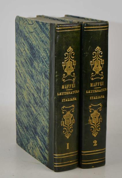 Storia della letteratura italiana. Terza edizione originale, nuovamente corretta dall'autore e riveduta da Pietro Thouar - Giuseppe Maffei - copertina