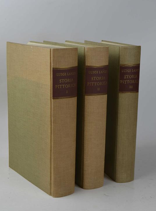 Storia pittorica dell'Italia dal risorgimento delle belle arti fin presso al fine del XVIII secolo - Luigi Lanzi - copertina