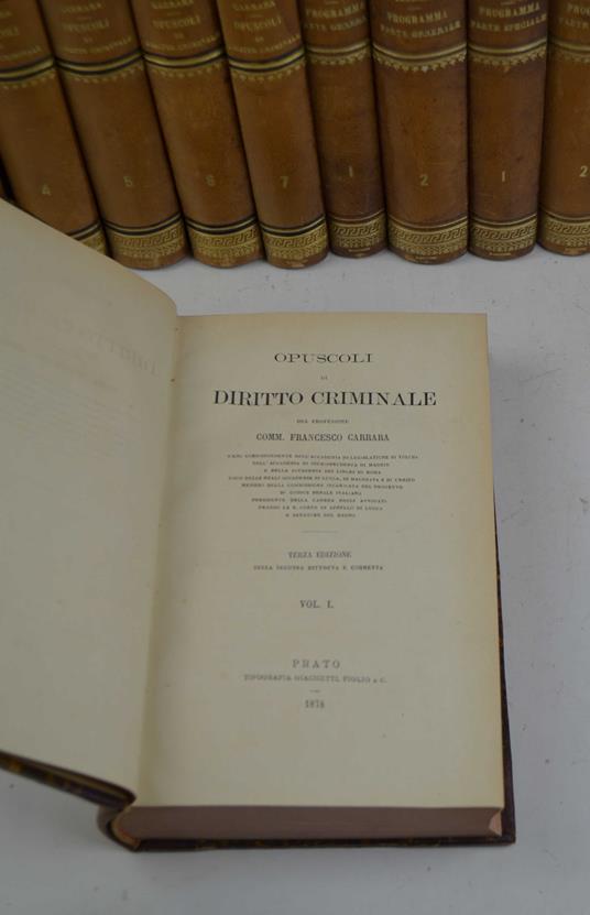 Opuscoli.. - Francesco Carrara - copertina