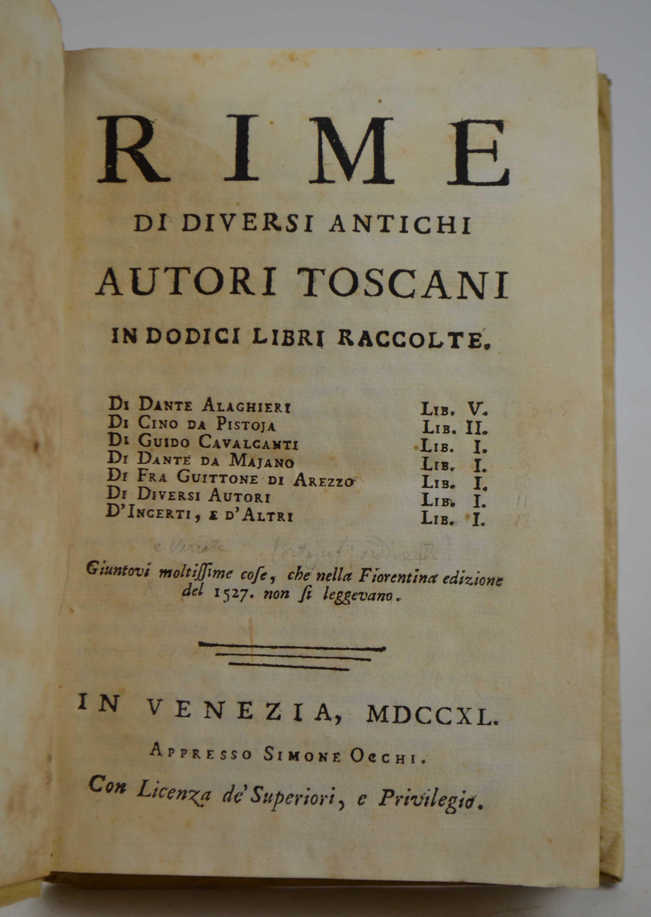 Studio bibliografico Benacense