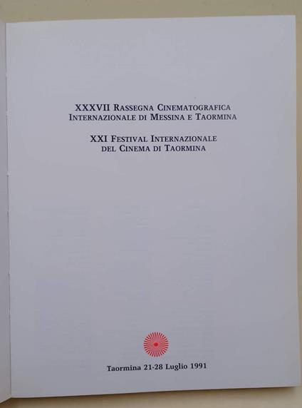 Taormina Artè91(1991) - Francesco Calogero - copertina
