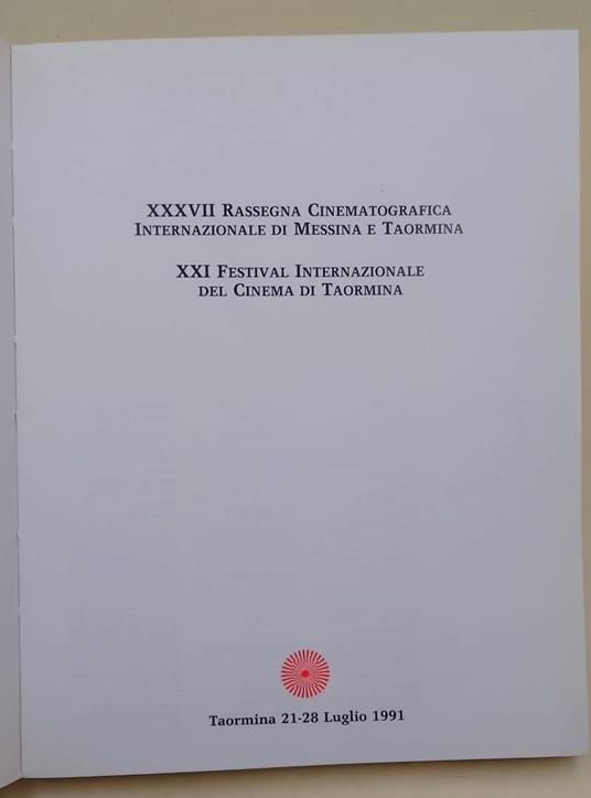Taormina Artè91(1991) - Francesco Calogero - copertina