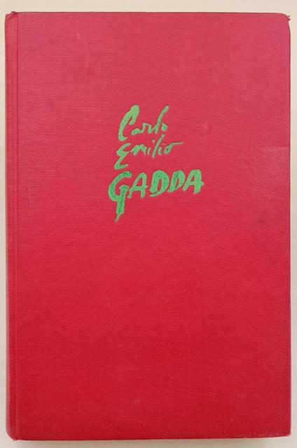 Quer Pasticciaccio Brutto De Via Merulana(1959) - Carlo Emilio Gadda - copertina