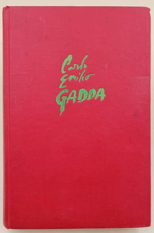 Quer Pasticciaccio Brutto De Via Merulana(1959) - Carlo Emilio Gadda - copertina