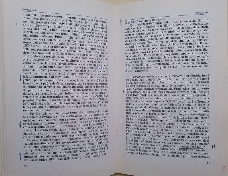 Gloria O Miseria Della Metafisica Cattolica Italiana?(1987)