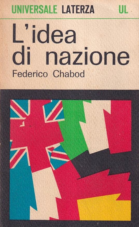 L' idea di nazione - Federico Chabod - copertina