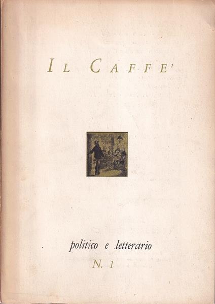 Il Caffè politico e letterario - anno VII, n. 1, gennaio 1959 - copertina