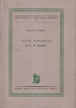 Annali tipografici di G.B.Natolini