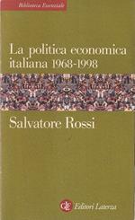 La politica economica italiana 1968-1998