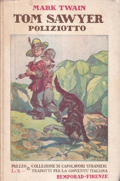 Tom Sawyer poliziotto - Mark Twain - copertina