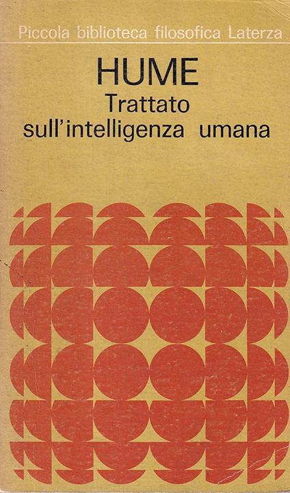 Trattato sull'intelletto umano - David Hume - copertina