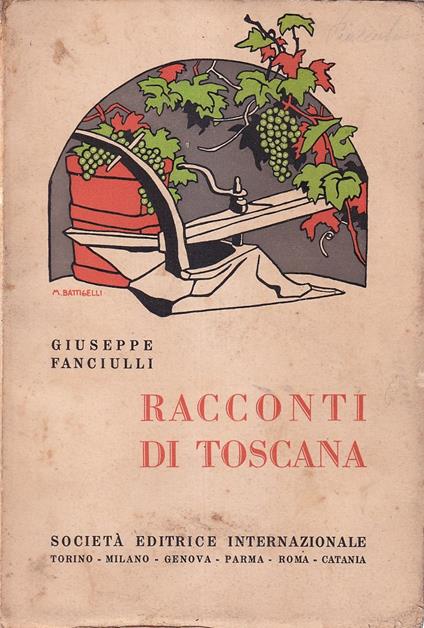 Racconti di Toscana - Giuseppe Fanciulli - copertina
