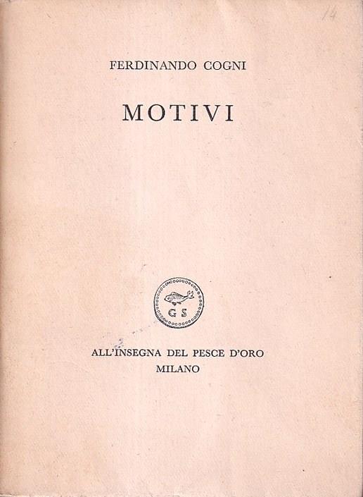 Motivi - Ferdinando Cogni - copertina