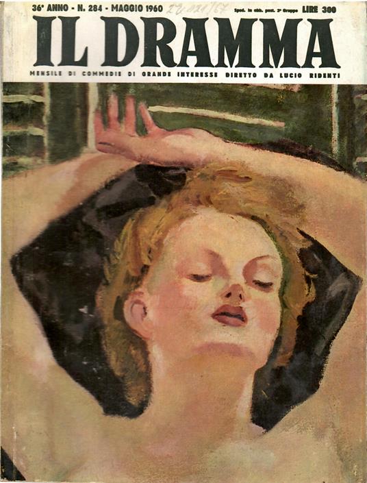 Il Dramma Rivista Mensile 36 Anno n. 284 Maggio 1960 - copertina