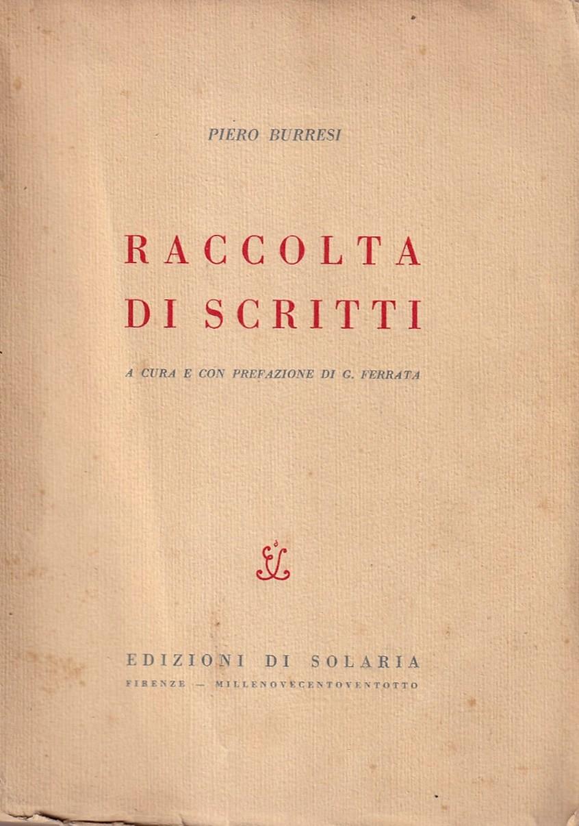 Raccolta di scritti