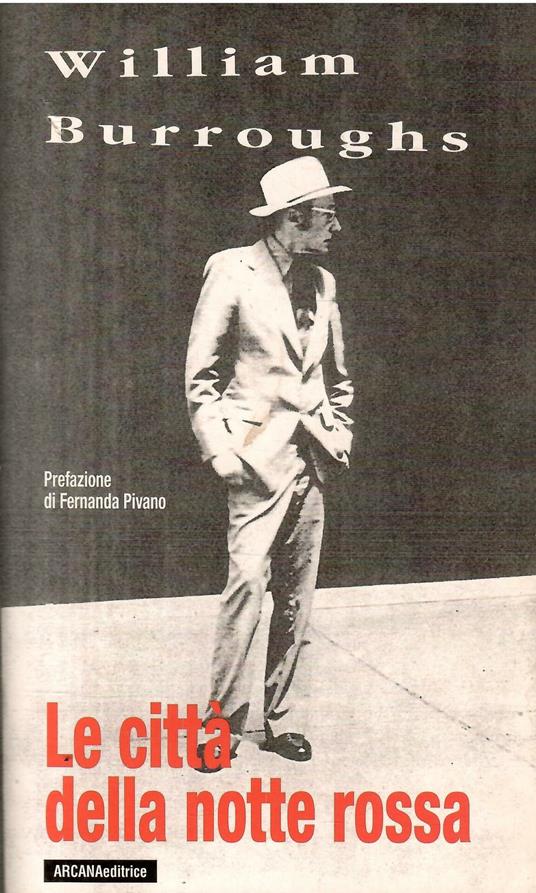 Le Città Della Notte Rossa - William Burroughs - copertina