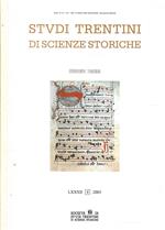 Studi Trentini Di Scienze Storiche - Sezione Prima Lxxxii/2003
