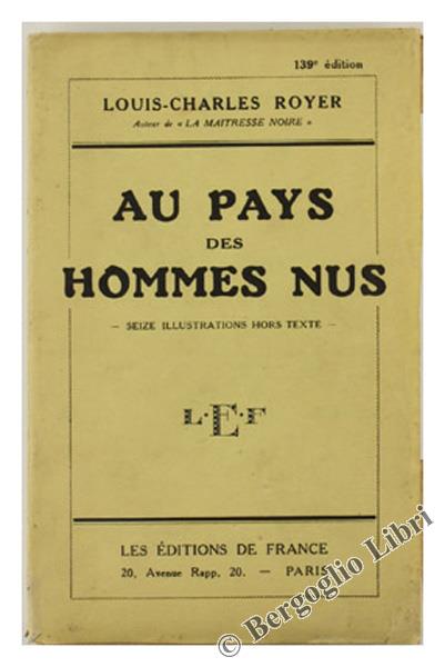 Au Pays Des Hommes Nus - copertina