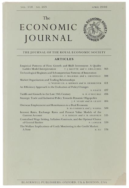 The Economic Journal - copertina