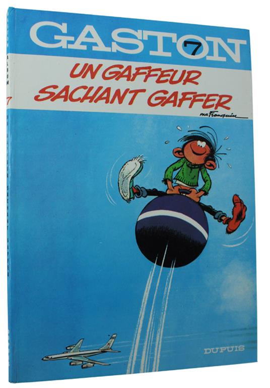 Gaston N° 7 : Un Gaffeur Sachant Gaffer 1972. Dos Rond, Édition Originale - Franquin - copertina