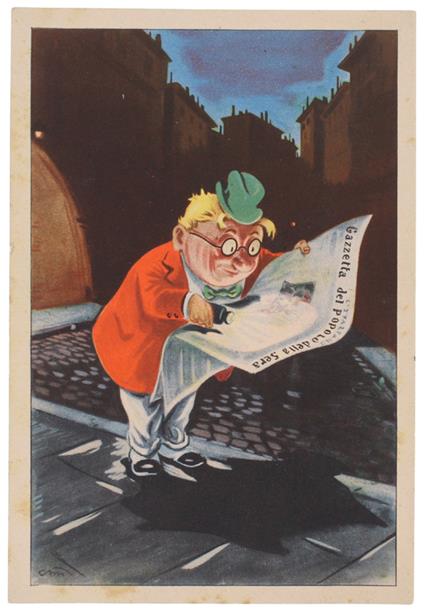 Gazzetta Del Popolo Della Sera: Cartolina Illustrata Da Cam (G.Campi) - copertina