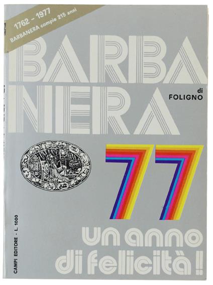 Barbanera Di Foligno 1977 - copertina