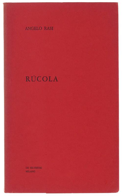 Rucola - Angelo Brasi - copertina