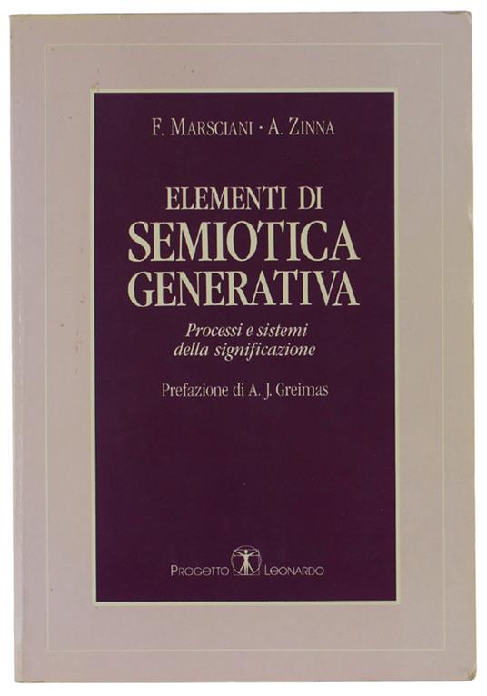 Elementi Di Semiotica Generativa. Processi E Sistemi Della Significazione - copertina