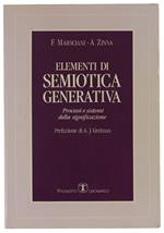 Elementi Di Semiotica Generativa. Processi E Sistemi Della Significazione
