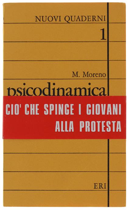Psicodinamica Della Contestazione [Come Nuovo] - M. Mario Moreno - copertina