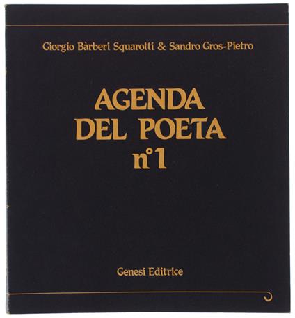 Agenda Del Poeta N° 1 - copertina