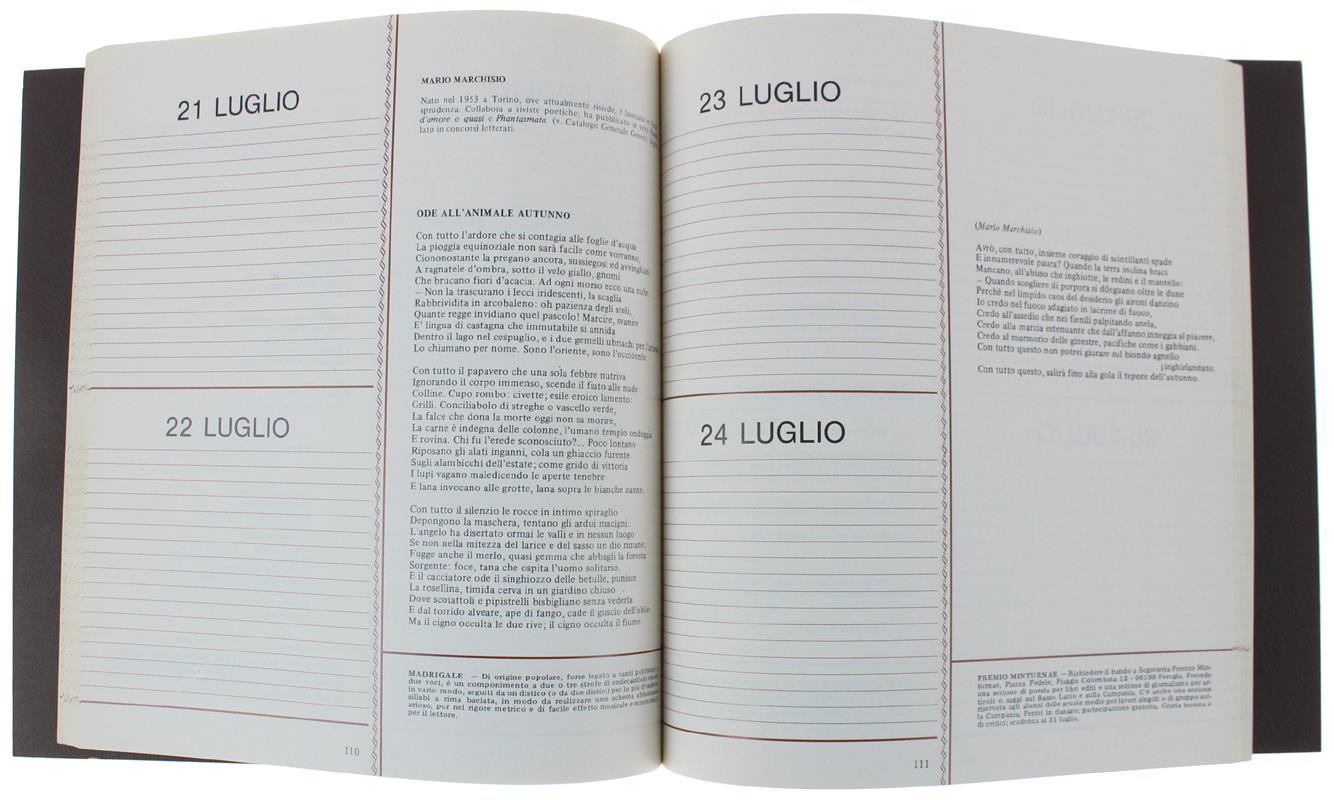 Agenda Del Poeta N° 1