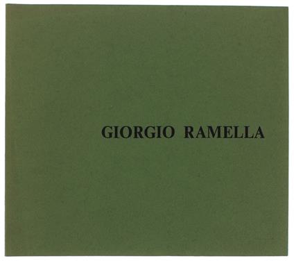 Giorgio Ramella - Marco Rosci - copertina