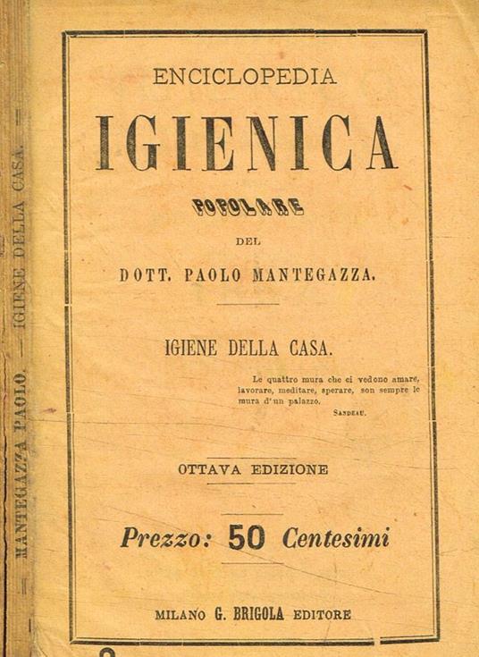 Enciclopedia igienica popolare. Anno II, 1867 - Paolo Mantegazza - copertina