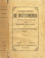 Tractatus canonicus de matrimonio ex opere Cardinalis Ioannis Soglia excerptus et ad usum parochorum et confessariorum