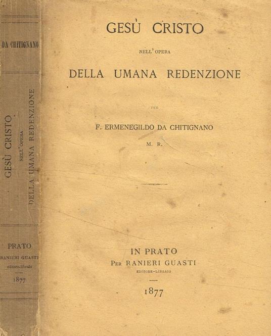 Gesù Cristo nell'opera della umana redenzione - copertina