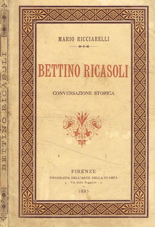 Bettino Ricasoli - copertina