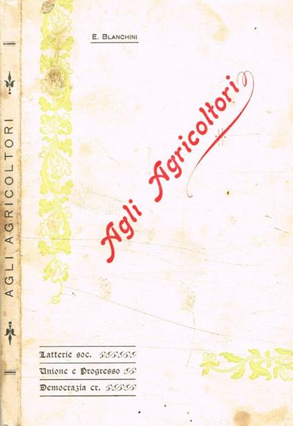 Conferenze sulle latterie sociali cooperative - copertina