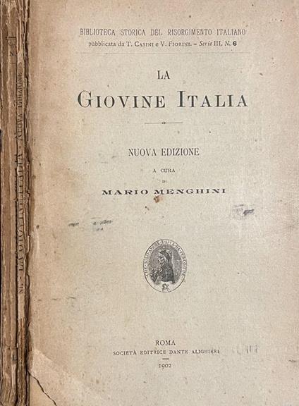 La giovine Italia - copertina