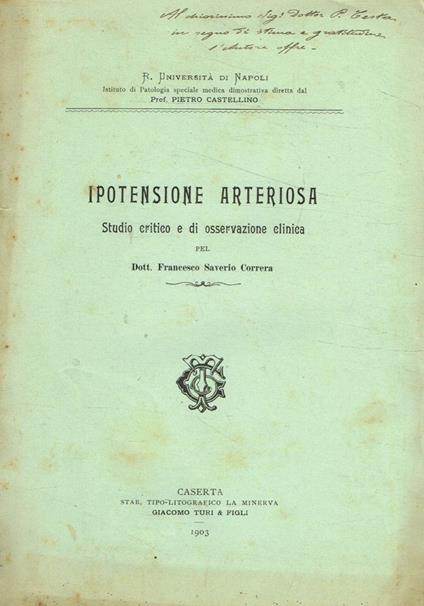 Ipotensione arteriosa - copertina