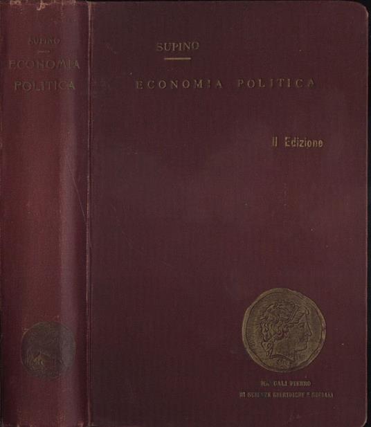 Economia politica - Camillo Supino - copertina