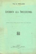 Contributo alla prostatectomia
