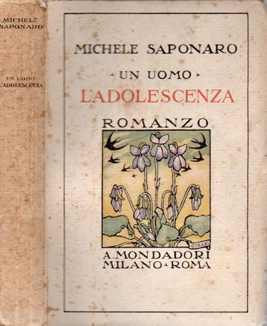 Un uomo. L’adolescenza - Michele Saponaro - copertina