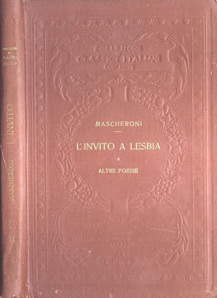 L' invito a Lesbia - Lorenzo Mascheroni - copertina