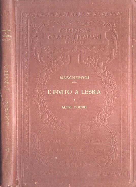 L' invito a Lesbia - Lorenzo Mascheroni - copertina
