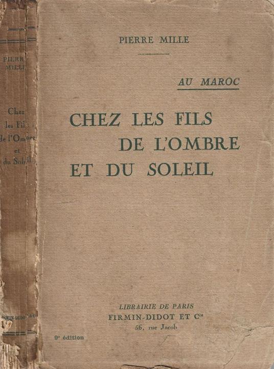 Chez les fils de l'ombre et du soleil - Pierre Maillet - copertina