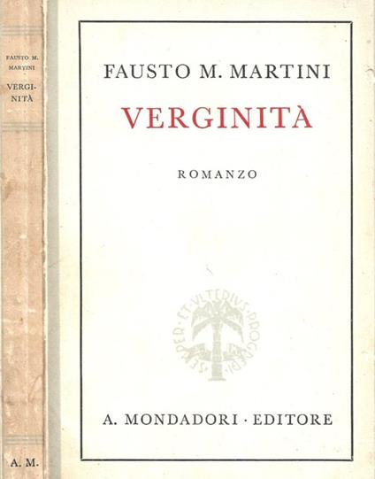 Verginità - Fausto M. Martini - copertina