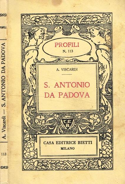 S. Antonio da Padova - Antonio Viscardi - copertina