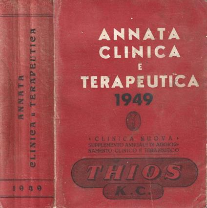 Annata clinica e terapeutica 1949 - copertina